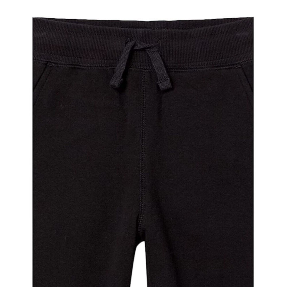 Amazon Essential Boys XS 4-5 Years Black Fleece Jogger Sweatpants - Picture 2 of 13